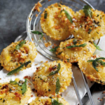 Crispy Parmigiano Reggiano and Sage Ravioli